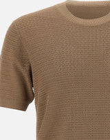 T-shirt in filato di cotone e viscosa 100221 052 KANGRA 