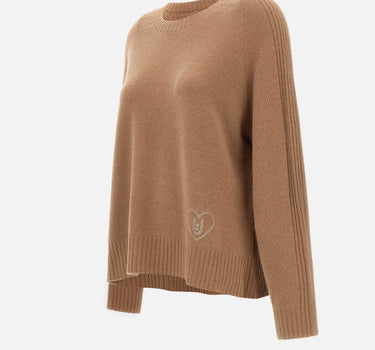 Maglia in misto lana con intarsi MF5444MS76L 71327 LIU-JO 