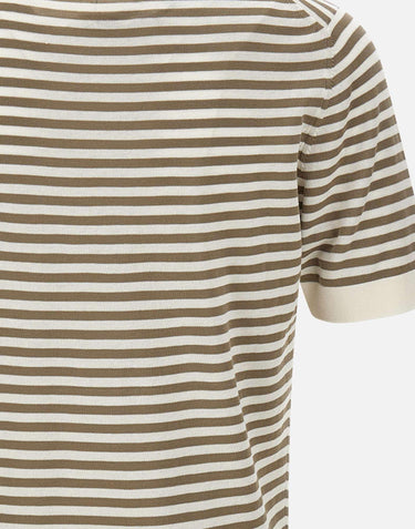 T-shirt in cotone a righe TS0MC CR14R15102 FILIPPO DE LAURENTIIS