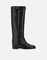 Stivali "Santa Monica" in pelle 3807 NERO VIA ROMA 15 