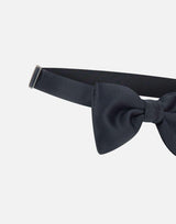 Papillon  in satin A10003 PER020BLU TAGLIATORE 