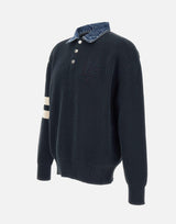 Denim mix D2 knit pullover S74HA1629 D13185962 DSQUARED2 