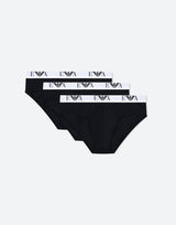 Set tre slip in cotone stretch EM000258 AF14131MC061 EMPORIO ARMANI 
