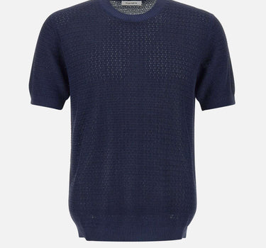 T-shirt in filato di cotone e viscosa 100221 043 KANGRA 