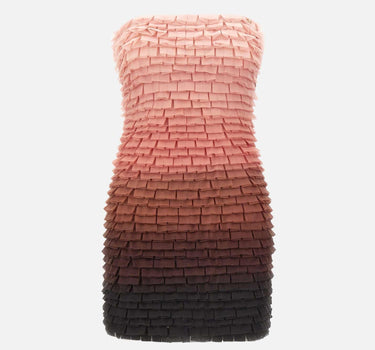 Mini abito in tulle degradé AB83062E3 FF1 ELISABETTA FRANCHI 