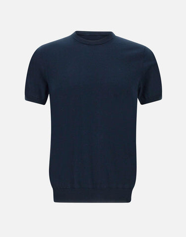 Maglia in crepe di cotone DK87003 BLU DIKTAT 