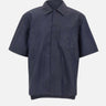 Camicia a maniche corte con monogramma MSS26SH277 01 CASABLANCA 
