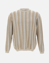 Maglione con motivo jacquard bicolore EM005525 AF25254F6050 EMPORIO ARMANI 