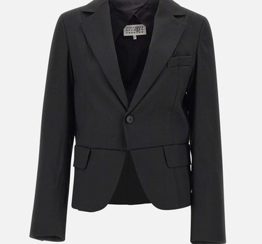 Blazer in viscosa S52BN0143 M35227900 MM6 MAISON MARGIELA 