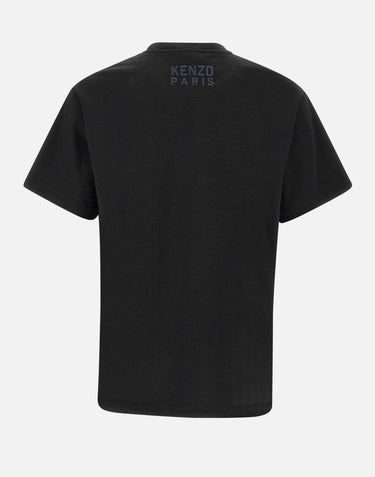 T-shirt "Gots happy tiger" in cotone FF55TS5264SI 99J KENZO PARIS 