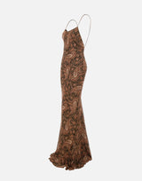 Abito lungo "Ninfea" TM190131B TNV143PAISLEY THE ANDAMANE 