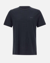 T-shirt in cotone slub-yarn con dettaglio logo 50508243 404 BOSS 