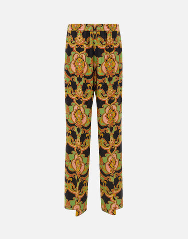Pantaloni palazzo in seta WREA0014 AKI44X0812 ETRO 