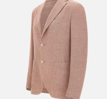 Blazer in misto lino e lana M75GIAC12 TES0K02499 ELEVENTY 