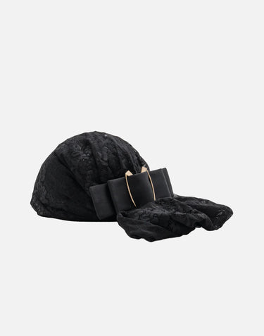 Cappello in pizzo "Chantal" VAQ11K603 BLACK VAQUERA 