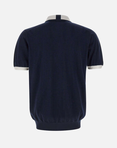 Polo mezza zip UMK0571V111A 00K KITON 