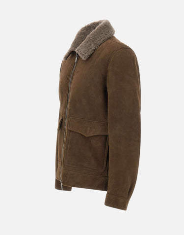 Giacca in pelle "Brunelleschi" BRUNELLESCHI MERINILLOTORTORA VOLFAGLI 