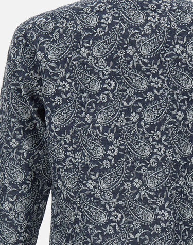Camicia con stampa paisley LIU02P0154055U 0001 BARBA 