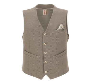 Gilet in misto cotone DRUG567 T567NOCE BOB 