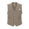 Gilet in misto cotone DRUG567 T567NOCE BOB 