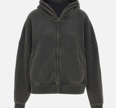 Felpa over con cappuccio e zip ESSS26HO03012 0392 ENTIRE STUDIOS 