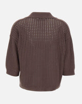 Polo in cotone traforata 360426 251 KANGRA 