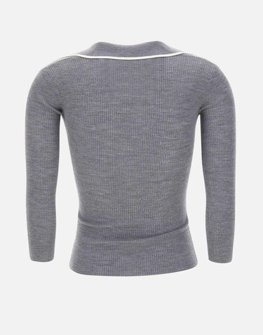 Polo in lana a costine MK17B66E2 G41 ELISABETTA FRANCHI 
