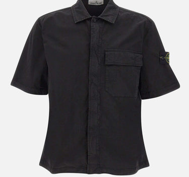 Camicia in twill di cotone biologico stretch 1100025S0A10 V0029 STONE ISLAND 