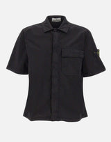Camicia in twill di cotone biologico stretch 1100025S0A10 V0029 STONE ISLAND 