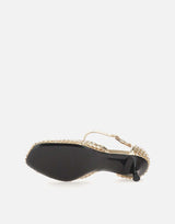 Scarpe con tacco "Shiny Décolleté All Over Strass" R15CONNIE PLATINUM STRATEGIA 