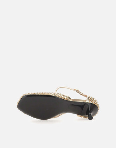 Scarpe con tacco "Shiny Décolleté All Over Strass" R15CONNIE PLATINUM STRATEGIA 