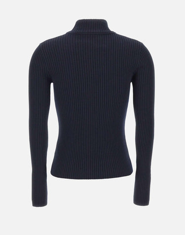 Maglia "Reedition Rib Knit" PERMPU022FI0001 NAVY COURREGES 