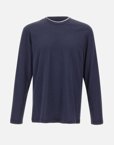 Maglia con profili a contrasto M75TSHL02 TES0M2371113 ELEVENTY 