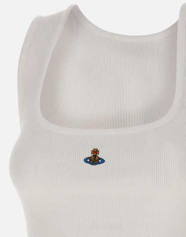 "Cropped rib vest" 1G010011 J009CA401 VIVIENNE WESTWOOD 