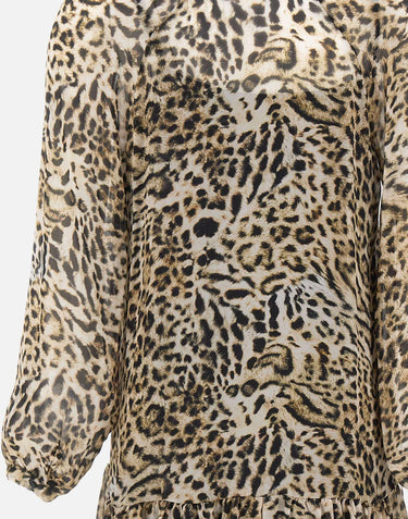 Abito animalier RI1CF002 1065 KAOS 