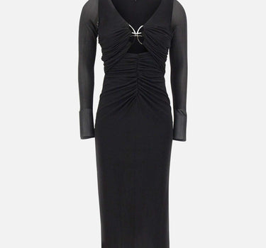 Abito midi con farfalla 2A735A N0990 BLUMARINE 