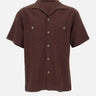 Camicia in viscosa con tasche SH254 VI029BN DROLE DE MONSIEUR 