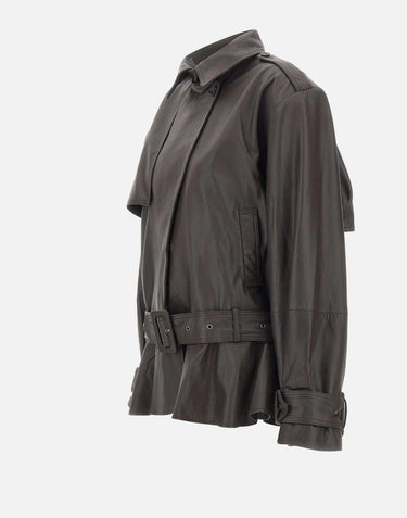 Giacca biker in pelle 115817 1667 ROTATE BIRGER CHRISTENSEN 