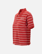 Polo a righe con logo TO085710326RE33 RUBY SPORTY & RICH 