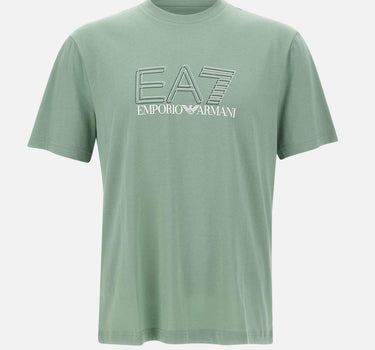 T-shirt "Visibility" in jersey di cotone 7M001307 AF10375U7243 EA7 