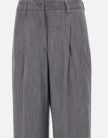 Pantaloni in lyocell UF5144D0266 87457 LIU-JO 