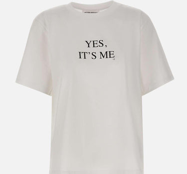 T-shirt "Yes it's me" 1425JTS006986A WHITE VICTORIA BECKHAM 