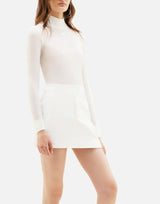 Mini gonna "Reedition Vinyl" PERCJU001VY0014 HERWHITE COURREGES 