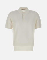 Polo in cotone punto alveare 301526 001 KANGRA 