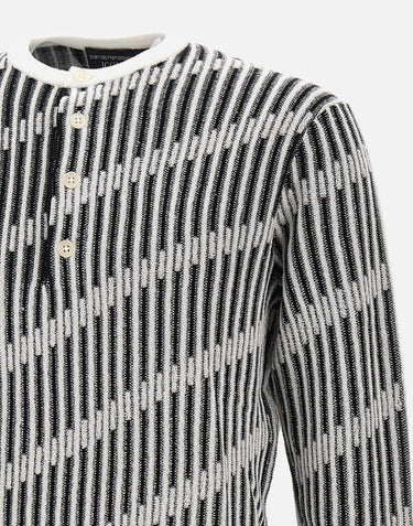Maglia in lana e viscosa EM003517 AF19553FC005 EMPORIO ARMANI 