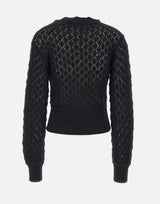 Maglia a punto pizzo 2M639A N0990 BLUMARINE 