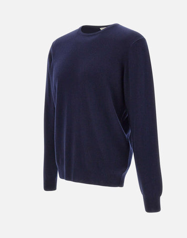 Maglia in lana e cashmere DC918022 NAVY DELLA CIANA CASHMERE 