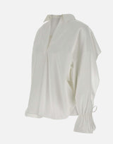 Camicia in popeline di cotone 4C180A N0103 BLUMARINE 