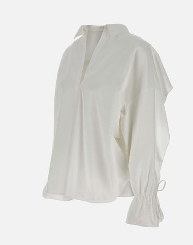 Camicia in popeline di cotone 4C180A N0103 BLUMARINE 