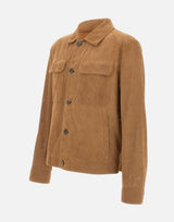 Giacca in pelle traforata 50558900 264 BOSS 